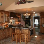 tu bep go tu nhien 15 150x150 Tủ bếp gỗ Laminate + Acrylic Mỹ chữ I có quầy Bar   CACNT01