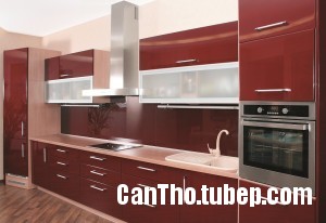 Brown kitcen inerior